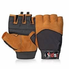 Brown Black Combo Training Gloves